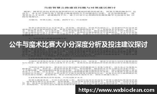 公牛与魔术比赛大小分深度分析及投注建议探讨