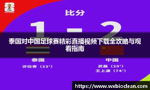 泰国对中国足球赛精彩直播视频下载全攻略与观看指南